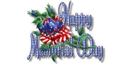 Memorial Day - memorial day, white, patriotic, blue, red