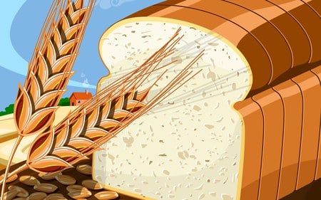 Wheat Bread - hd, wheat, 3d, bread, food, cg