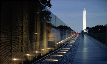 Viet Nam Memorial Washington, DC - washington monument, viet nam memorial, dc, washington