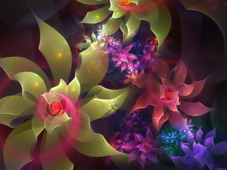 Waltz Of Colours - colours, 3d, abstract, waltz