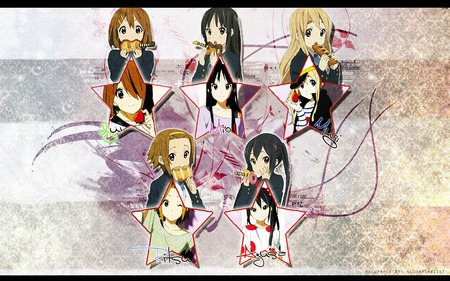 GO! GO! Maniac - anime, club, member, band, stars, yui, k-on, girls, ritsu, manga, eat, mugi, cakes, asuza, htt, mio