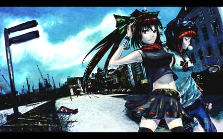 touhou - anime, girls, touhou, game