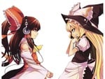 Reimu and Marisa