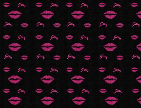 SEXY - lips, purple, backgrounds, black