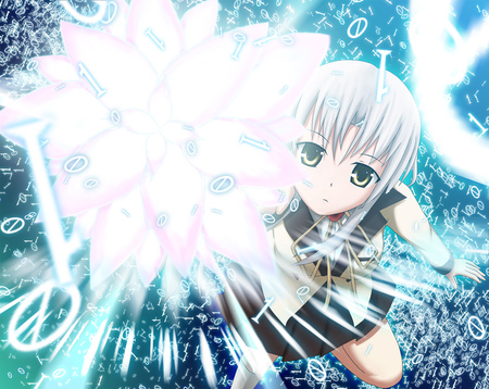 Get Flower !! - flower, data, tachibana kanade, angel beats, anime, girl, angel