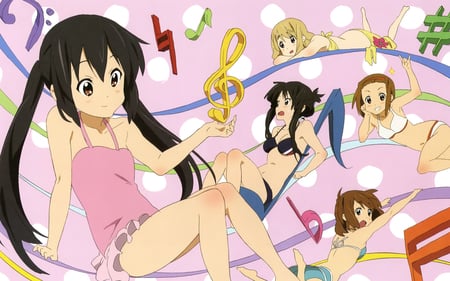 K-On! - girls, sexy, k-on, keion, band, anime, music, cute