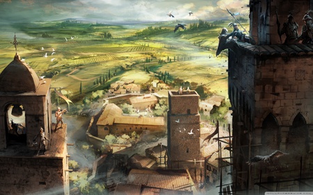 Concept Art - ubisoft, assassins creed, artwork, brotherhood, assassin, concept art, hd, action, adventure, video game