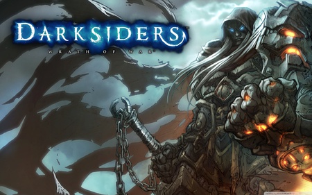 Darksiders - darksiders, warrior, sword, eye, wide, fire, hd, gaming, action, adventure, video game