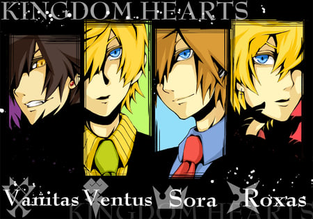 KH - roxas, kh, sora, ventus, vanitas