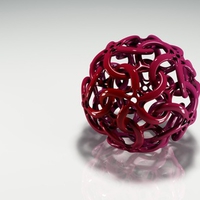 dark red 3d ball 