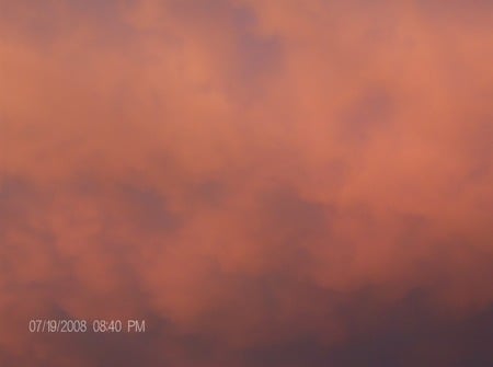 clouds on fire - clouds, color, sunset, nature