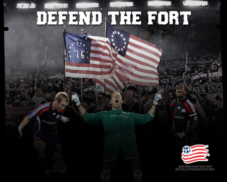 Defend The Fort! - soccer, fort, new england revolution