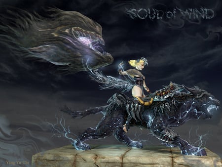 quuen of wind - queen, fantasy, wind