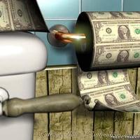 funny wallpapers dollars toilet papers