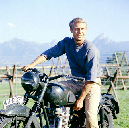 Steve McQueen-The Great Escape - prison, war, movie, actor, escape