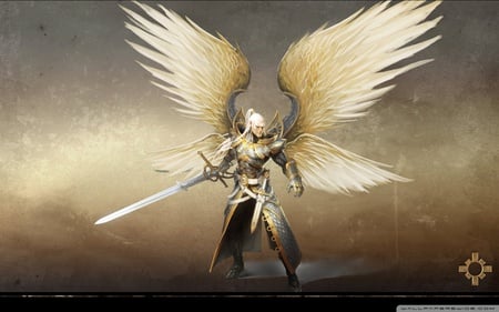 Haven - might magic heroes, warrior, wing, sword, heroes, angel, fighting, fantasy, hd, action, adventure, video game