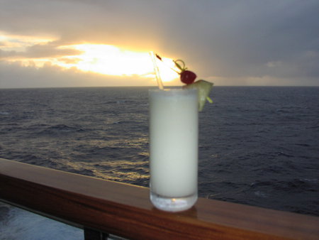 Pina Colada - drink, sunset, entertainment, ocean, other