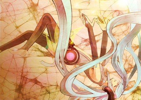 Miku Append - hot, headset, append, music, anime girl, white, art, cool, aqua eyes, artistic, hatsune miku, sexy, song, vocaloids, program, vocaloid, pink, beautiful, diva, beauty, nice, twintail, singer, aqua hair, miku append, black, virtual, brown, pretty, idol, green, anime, miku, cute, girl, aqual, closed eyes, cg, hatsune, microphone, headphones, blue, tie, awesome, digital, thighhigs