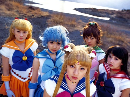 BSSM Live Action - sailor moon, live action, sailor mercury, sailor mars, cosplay, sailor jupiter, sailor venus