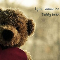 I just wanna be you teddy bear