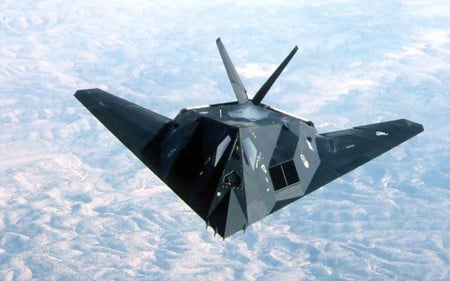 F-117 - rocket, aircraft, f-117, planes, bombs, military