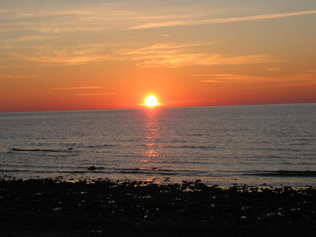 Sunset in Pāvilosta, Latvia - sunset, nature, beaches, latvia, pavilosta