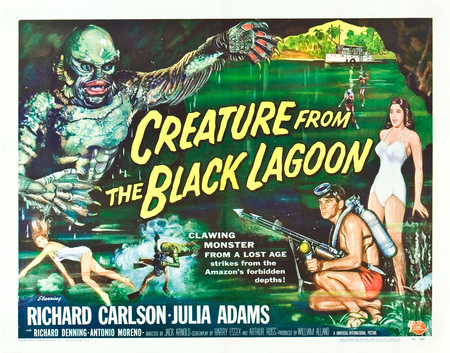 Creature From The Black Lagoon - lagoon, black, poster, creature