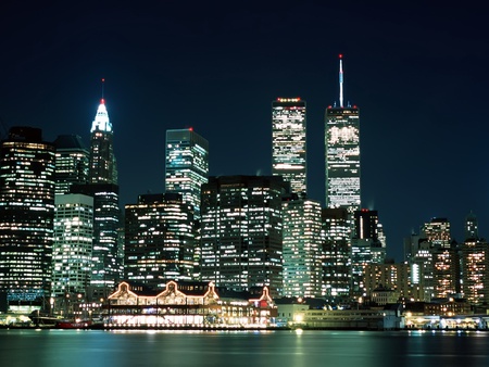 New York Lights - lights, cities, night, new york, dark