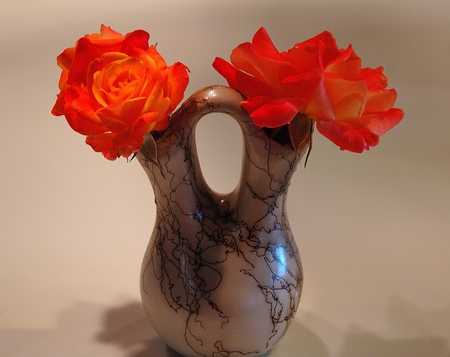 roses - flowers, still life, roses, vase