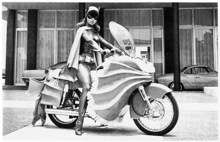 Yvonne Craig - cycle, yvonne, batgirl, holy hot