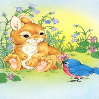 Bunny and bird