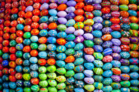 Easter eggs  - eggs, easter, painted, colourful