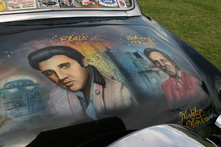 Decorated boot - boot, car, elvis, vintage