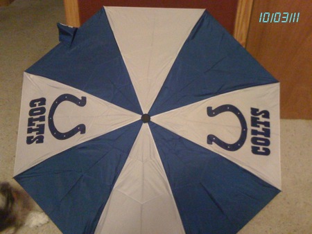 colts football unbrella - football, team, cover, rain