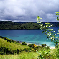 Blue water at Loh Ginggo