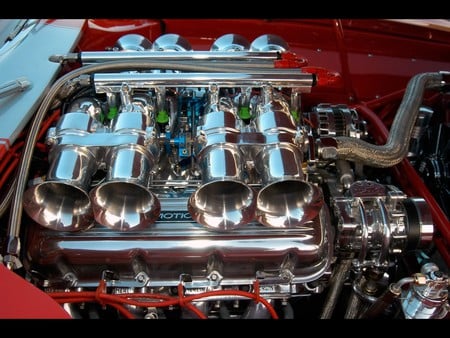 V8 motor - motor, v8, car, engine