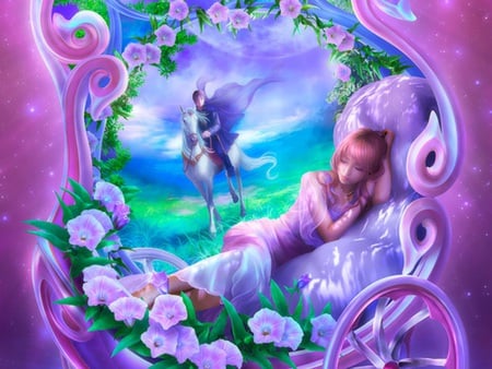 dreaming of her prince beautiful - a, scene, beautifu, gorgeous