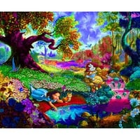 Psychedelic alice in wonderland