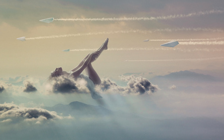 Clouds - abstract, clouds, photography, model