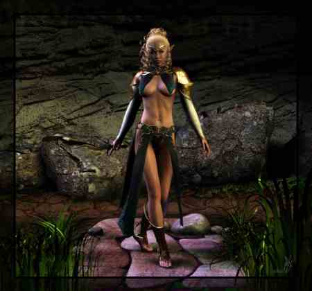 Elf Mage - elf mage, fantasy, hot, wallpaper