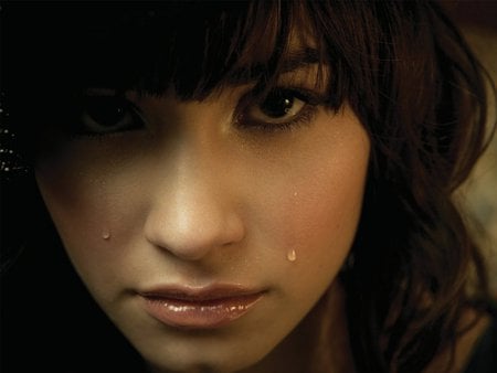 Demi Lovato - Tears - demi, actress, tears, lovato, demi lovato, singer, crying