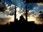 mosque silhouette