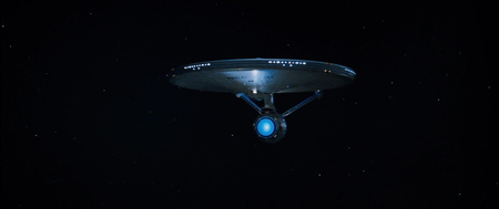 USS Enterprise (widescreen) - space, star trek, movie, enterprise