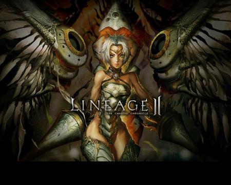 Woman with wings - lineage2, game, woman, wings