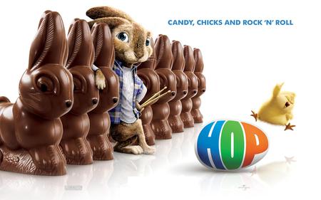 HOP - candy, drums rocknroll, movie, chicks, hop, easter, bunny, cute