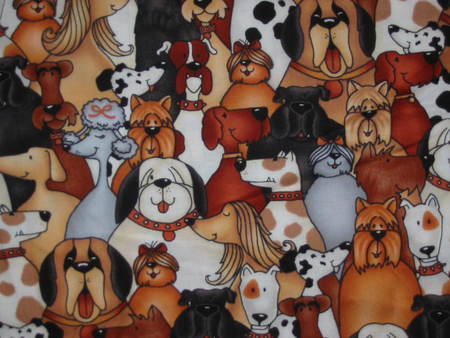 WHOOF - whoof, wallpaper, fabric, dog