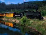 train ride in the mountains