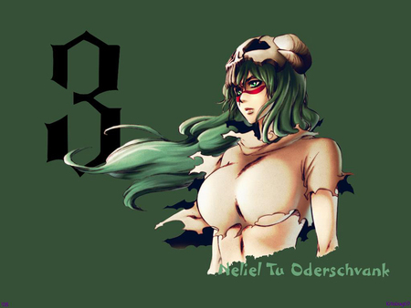 Neliel - 3, sexy, girl, anime, green