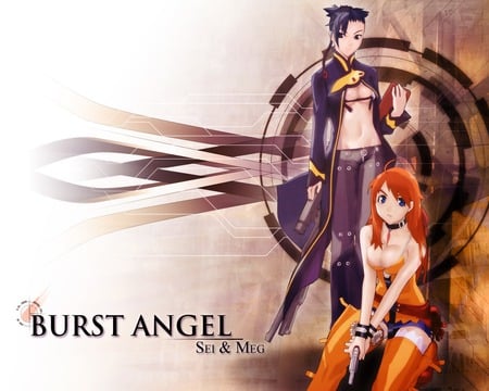 Burst Angel - angel, burst angel, burst, sei, meg