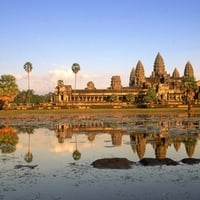 angor wat at sunset